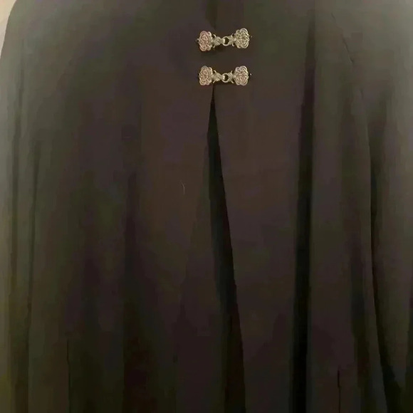 Vintage Madame  Rundge Full length Navy Coat - Picture 4 of 9